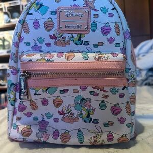 Loungefly Disney Pastel Alice in Wonderland Backpack